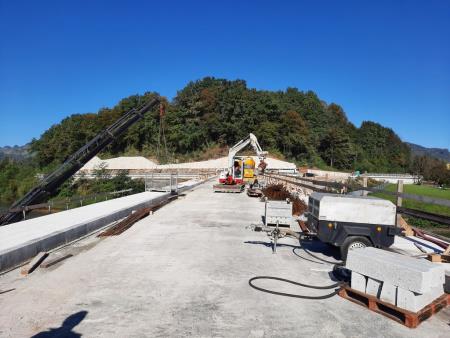 Most čez Savinjo dobiva končno podobo 1